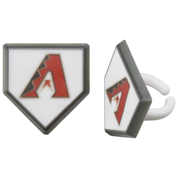 MLB® Home Plate Team Logo Cupcake Rings