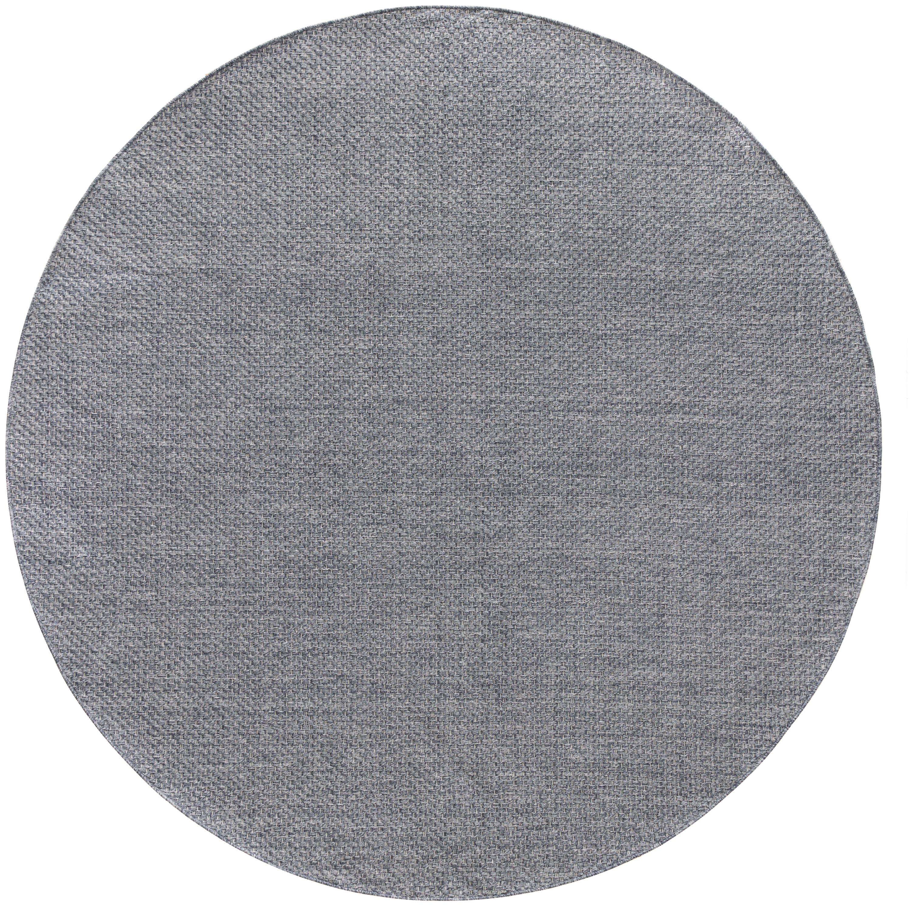 Nourison Tulum 8' x Round Denim Outdoor Rug