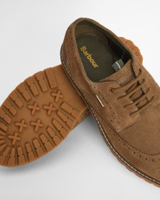 Marble Brogues Taupe Suede