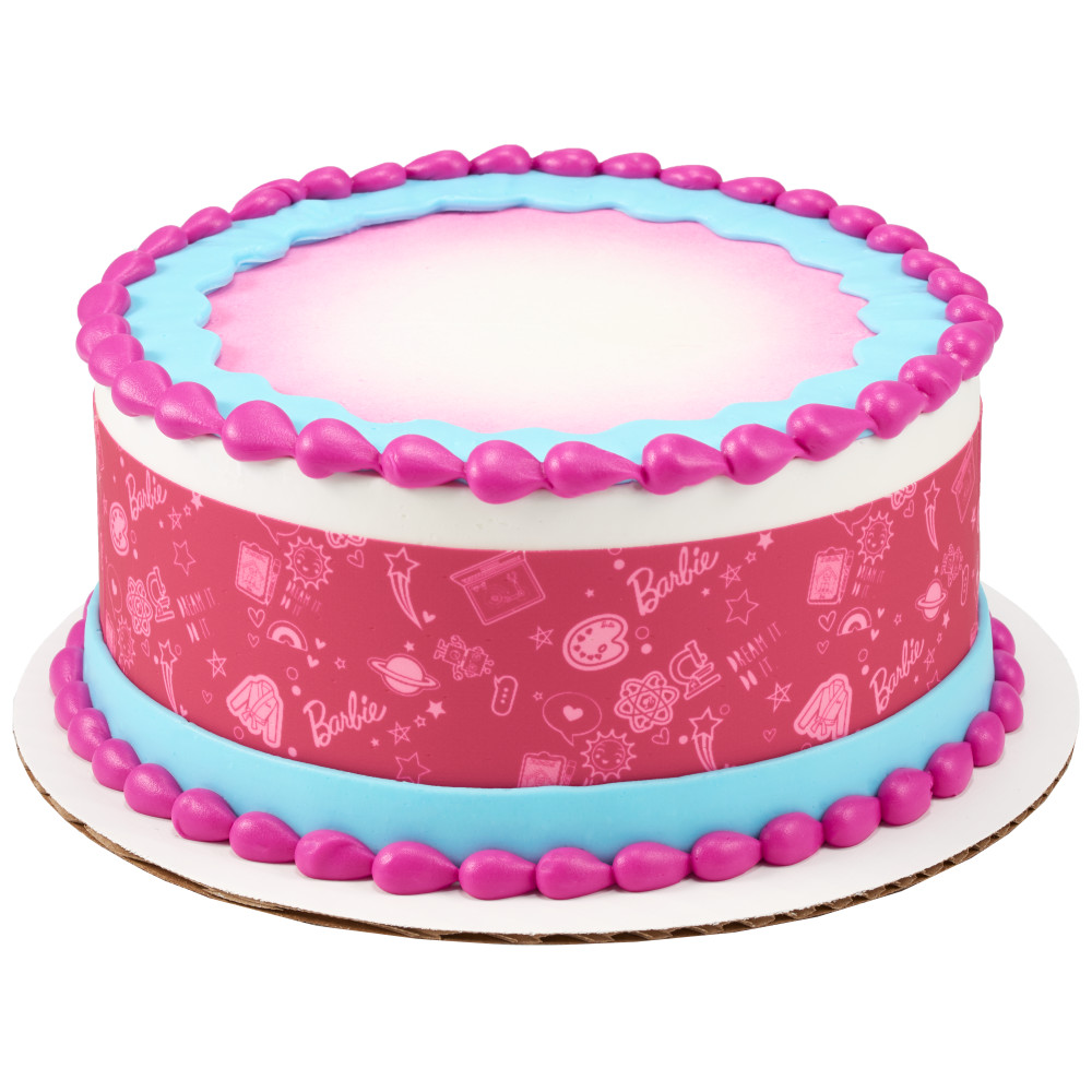 Order Barbie™ Dream It. Do It. Edible Image® by PhotoCake® Cake from