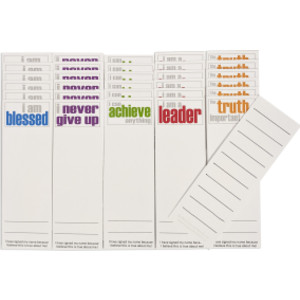 Page Keepers Bookmarks, Encouragement Booster Set, 6 Each of 5 Titles, Set of 30