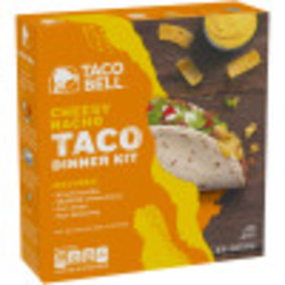 Taco Bell Cheesy Nacho Taco Dinner Kit, 13 Piece Box - My Food And Family