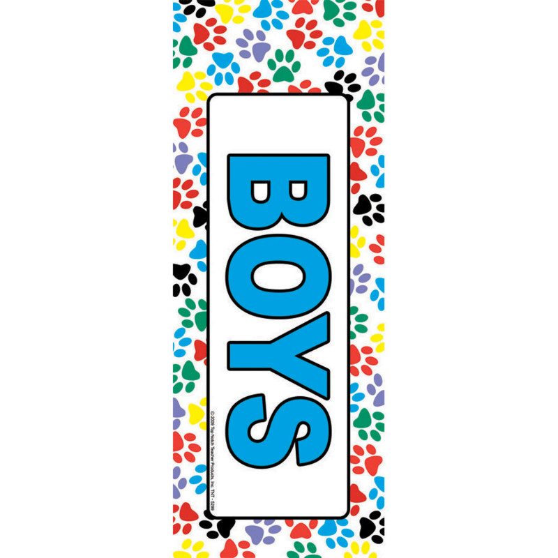 Boys Paws Hall Pass