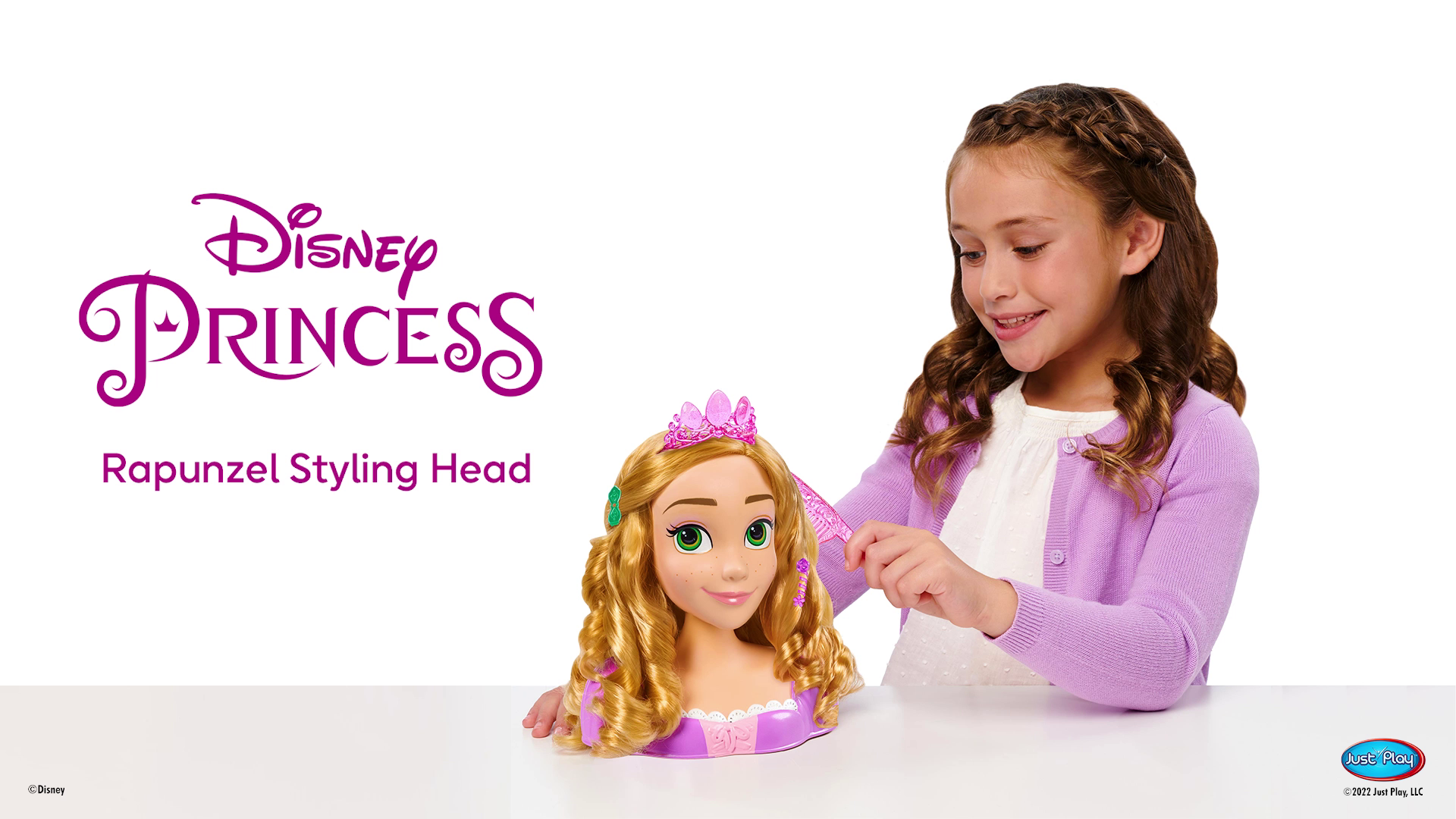 Disney Princess Rapunzel Styling Head product video