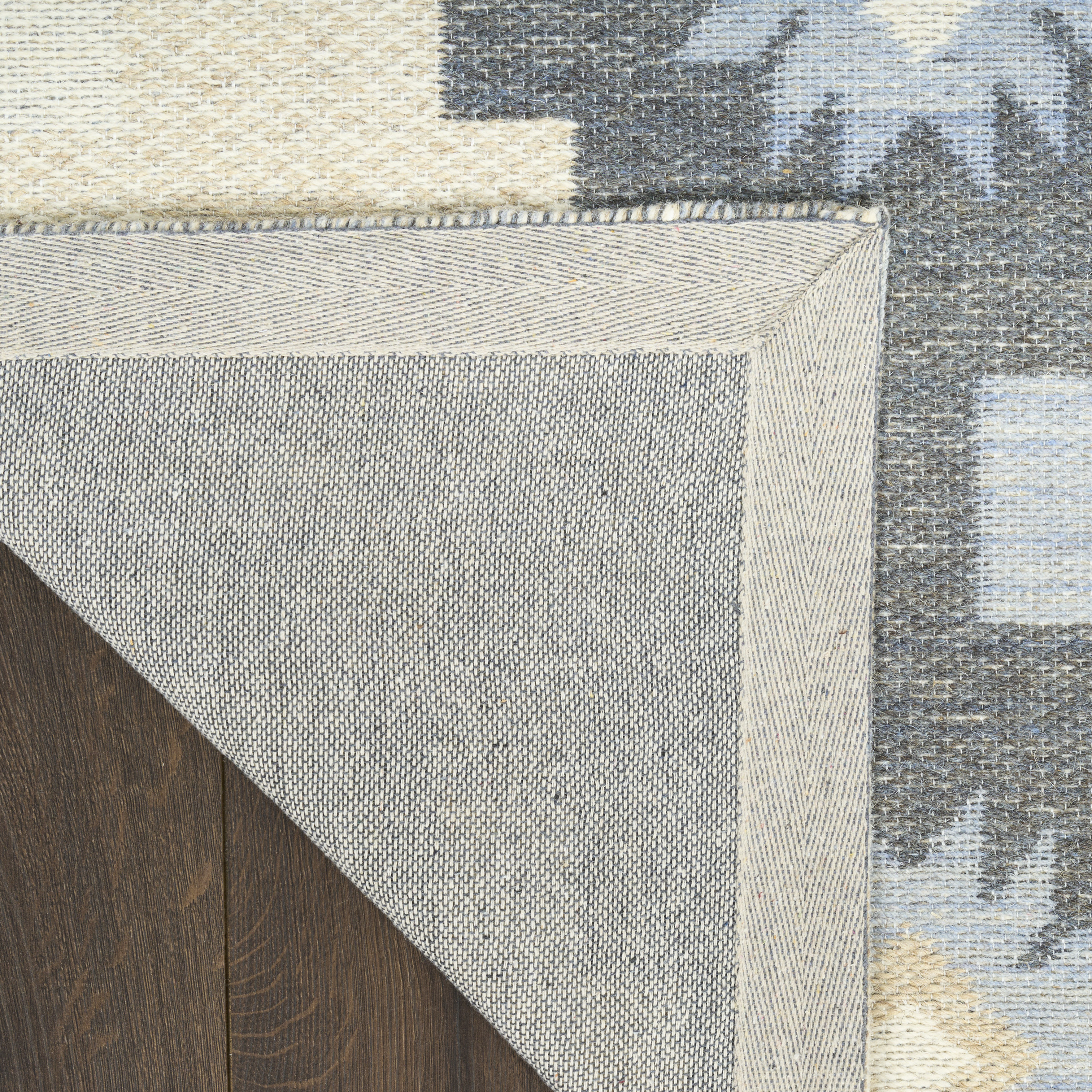 Nourison Copenhagen 5' x 7' Ivory Navy Modern Indoor Rug