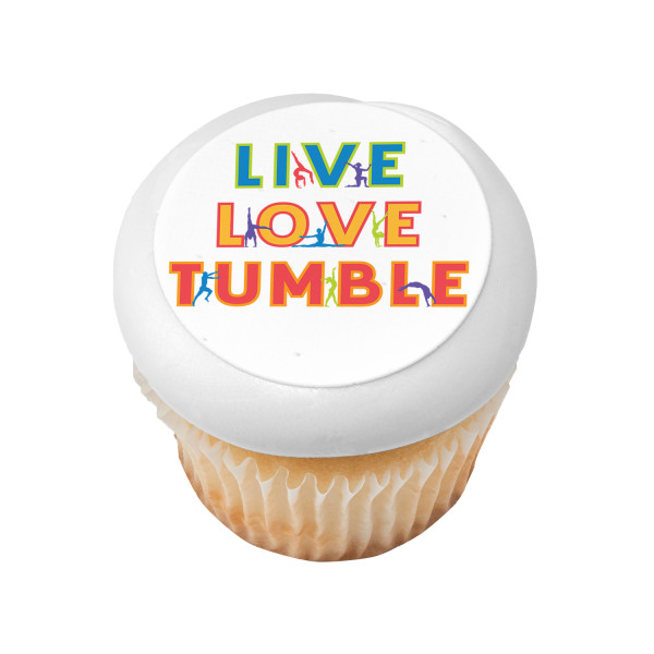 Live, Love, Tumble PhotoCake® Edible Image®