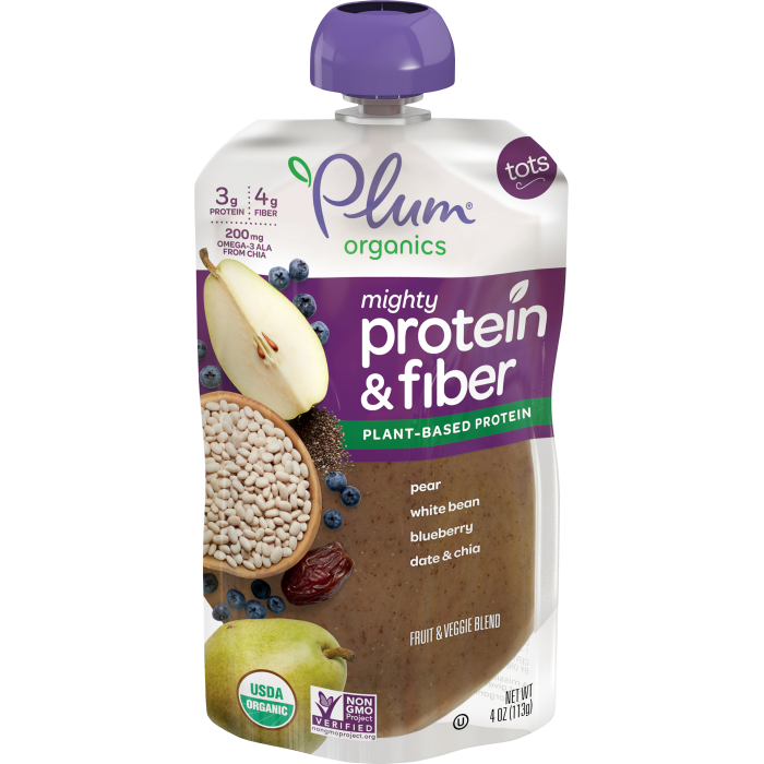 Pear, White Bean, Blueberry Date & Chia Tots Pouch