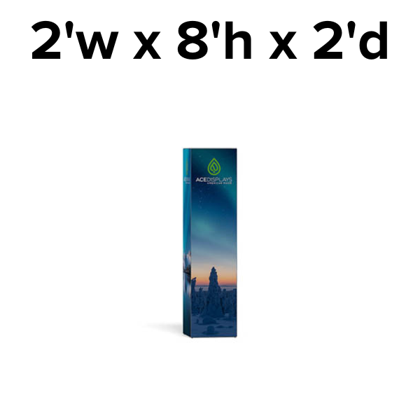 2'w x 8'h x 2'd Skyscraper Graphic Kit