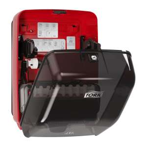 Tork, W6, Mechanical Roll Towel Dispenser, Black