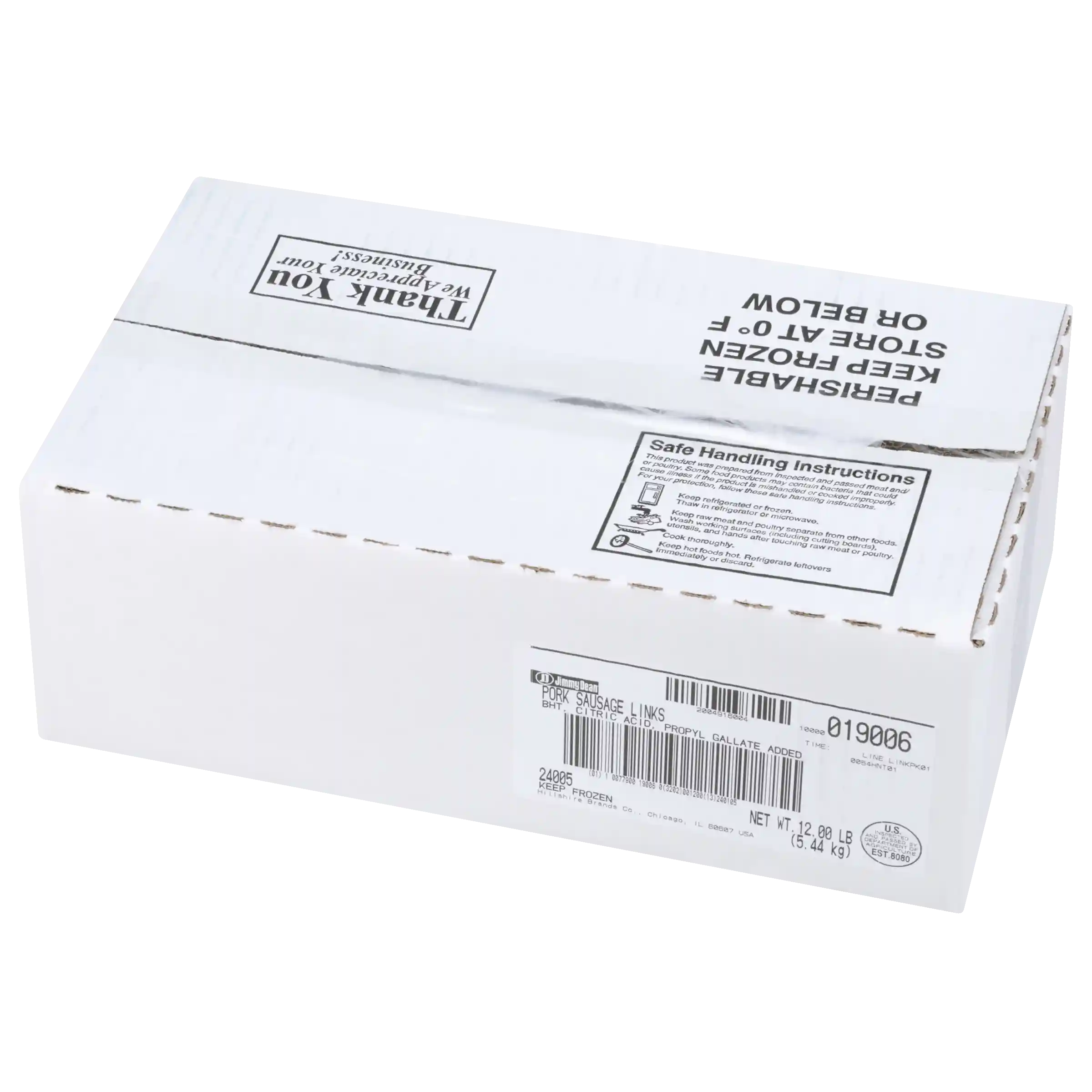 Jimmy Dean® Raw Pure Pork Sausage Casing Links, 3.75 Inch, 1.0 oz,_image_5