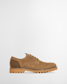 Sandstone Derby Shoes Taupe Suede
