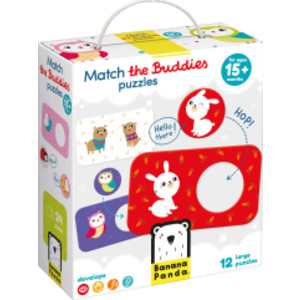 Match The Buddies Puzzles, 12 Puzzles, 15+ Months