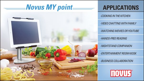 Novus MY Point Tablet Holder InfoGraphic
