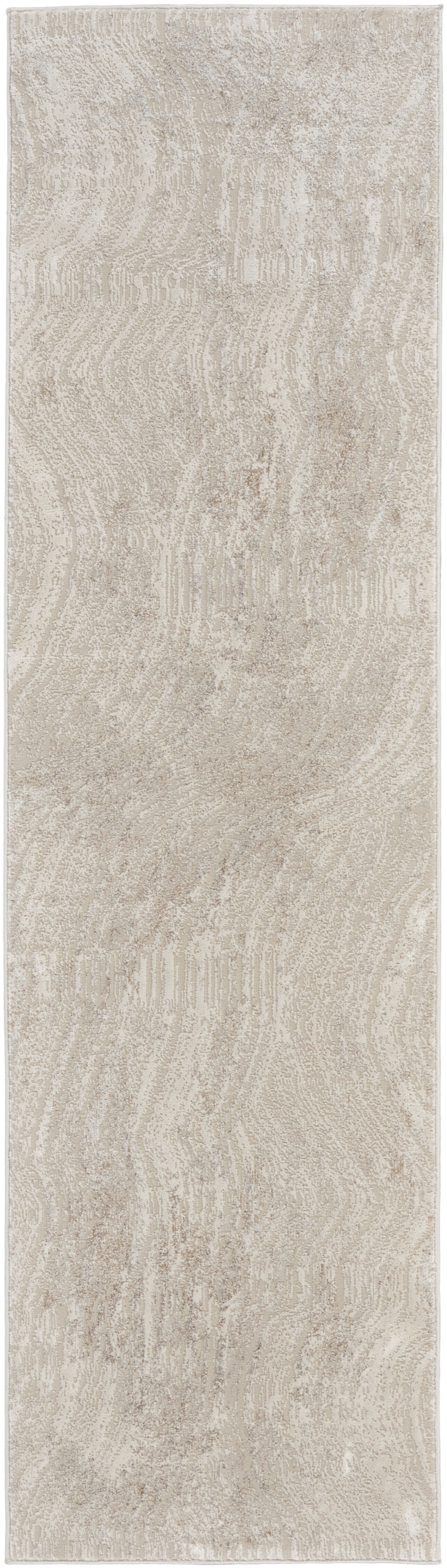 Calvin Klein CK024 Irradiant 2'3" x 7'6" Silver Grey Modern Indoor Rug