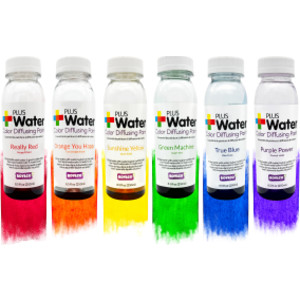 Concentrated Watercolor Paint Set, Add-Water Color Diffusing Paint, 6 Colors