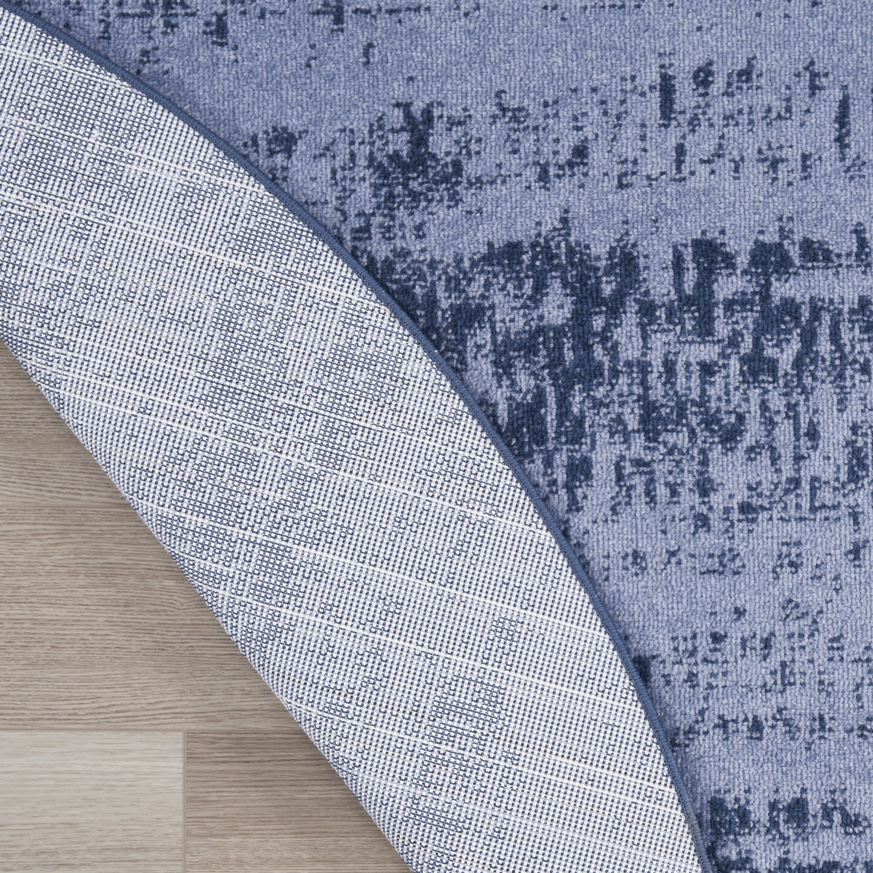 Nourison Nourison Essentials 8' x Round Denim Modern Rug