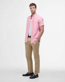 Oxford Tailored Short-Sleeved Shirt Horizon Orange