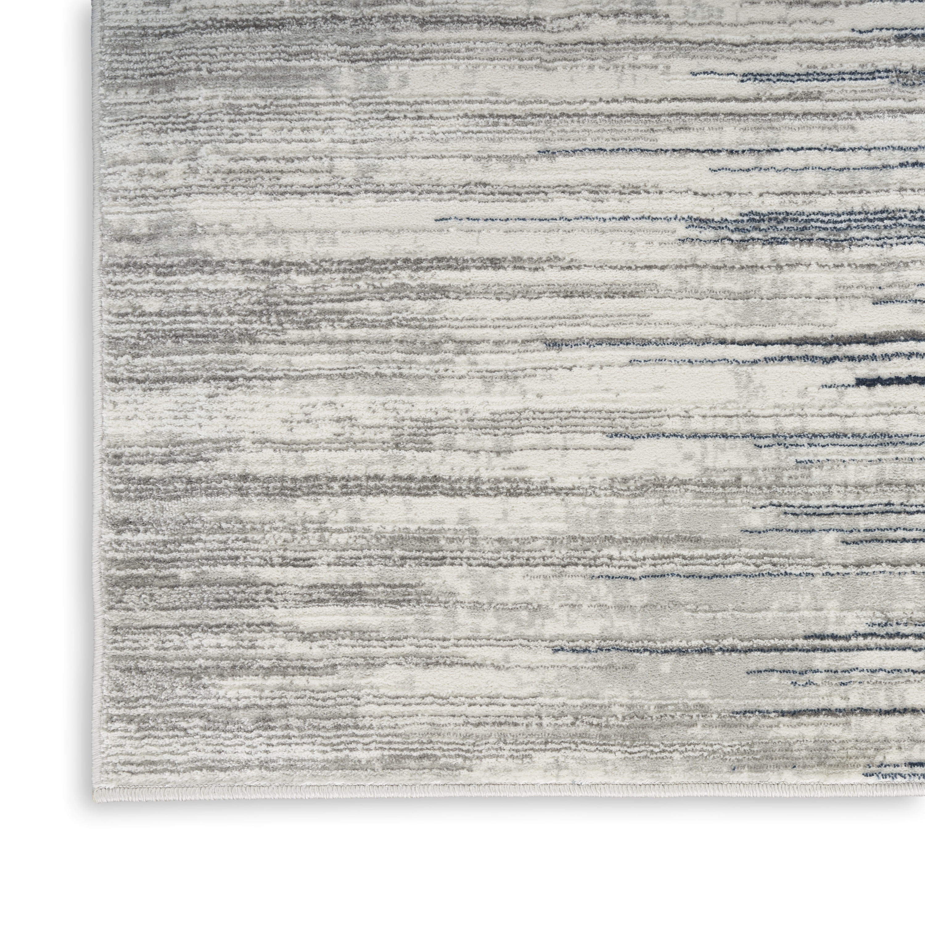 Nourison Home Texture 7'10" x 9'10" Grey Modern Indoor Rug