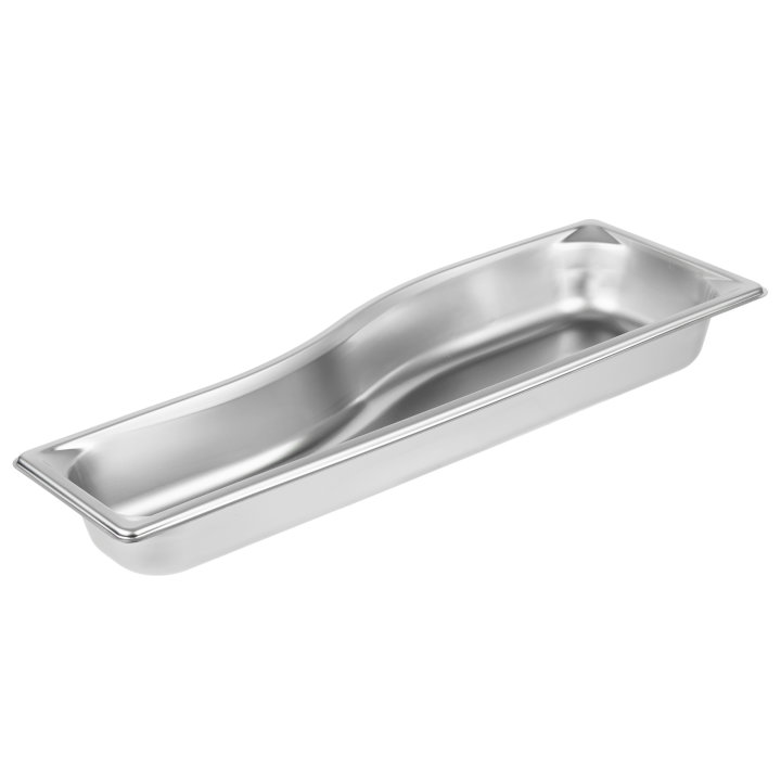 Full-size 2 ½-inch-deep Super Pan® stainless steel super shape long wild pan