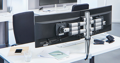 Adjust to your personal ergonomic profile to prevent neck, back and eye strain.