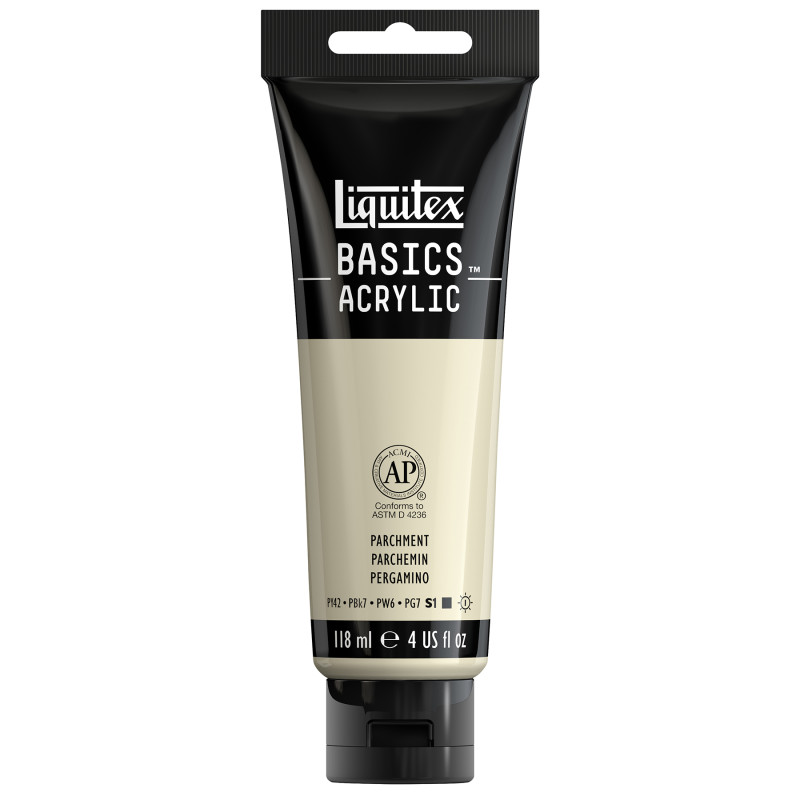 BASICS Acrylic Paint, 118 mL Tube, Parchment