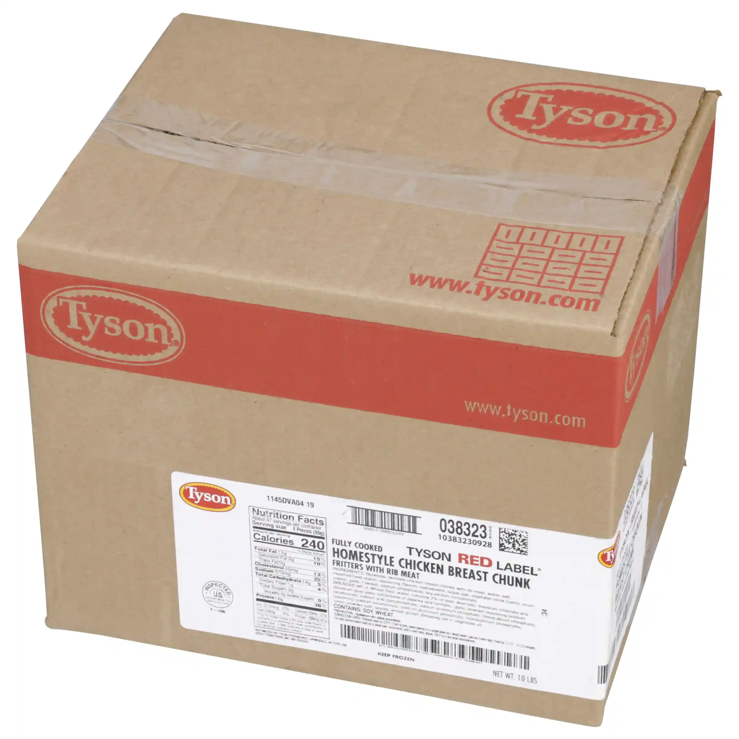 Tyson Red Label® Fully Cooked Homestyle Chicken Breast Chunk Fritters_image_5