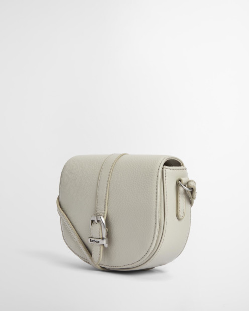 Laire Leather Saddle Bag Light Sand