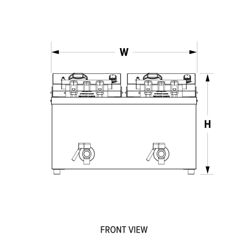 Engineering front view