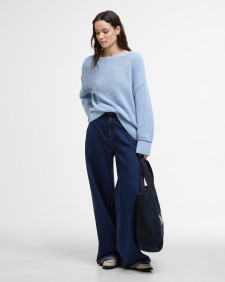 Emmie Crew-Neck Jumper Breeze Blue