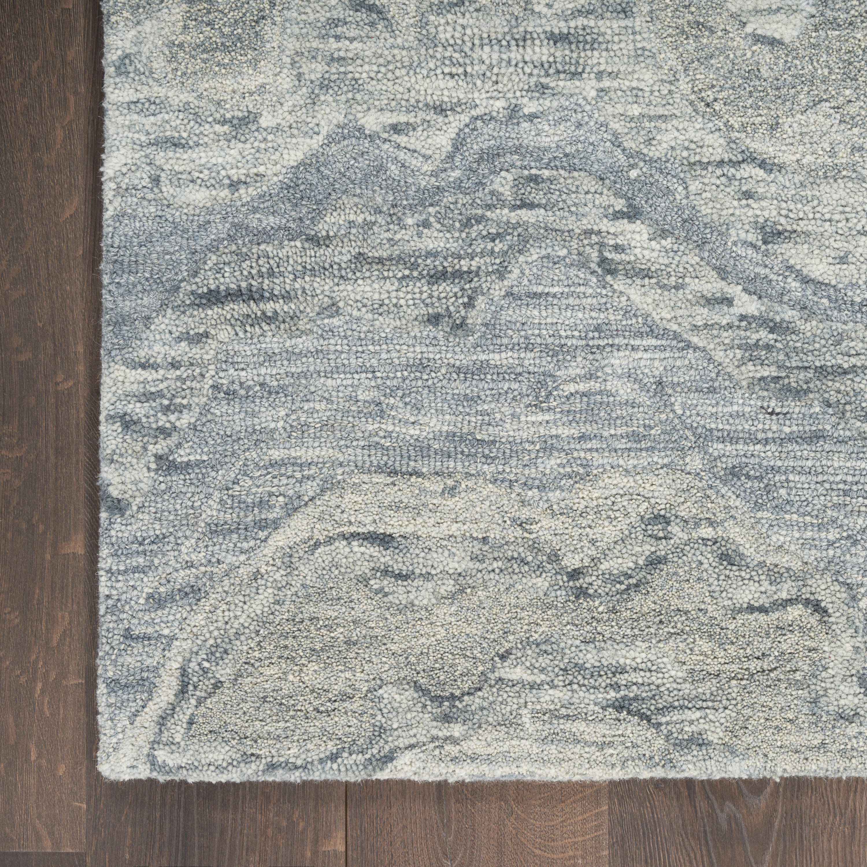 Nourison Graceful 2'3" x 7'6" Blue Modern Indoor Rug