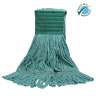 ABCO, Medium, Looped-End, 5" Headband, Blend, Blue, Wet Mop