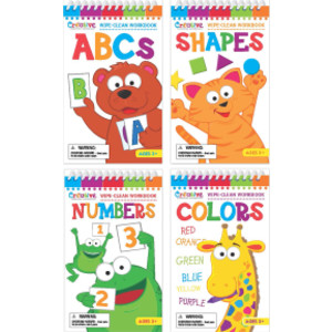 Wipe Clean Book Bundle, Set of 4