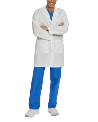 Landau Landau Medical Mens Lab Coat-White Coats