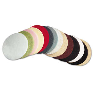 NSN7910015012973, AbilityOne®, SKILCRAFT Spray Buff 5100 Round Floor Pad, 20", Red