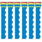 TREND Blue Terrific Trimmers&reg;, 39 Feet Per Pack, 6 Packs T-9873-6