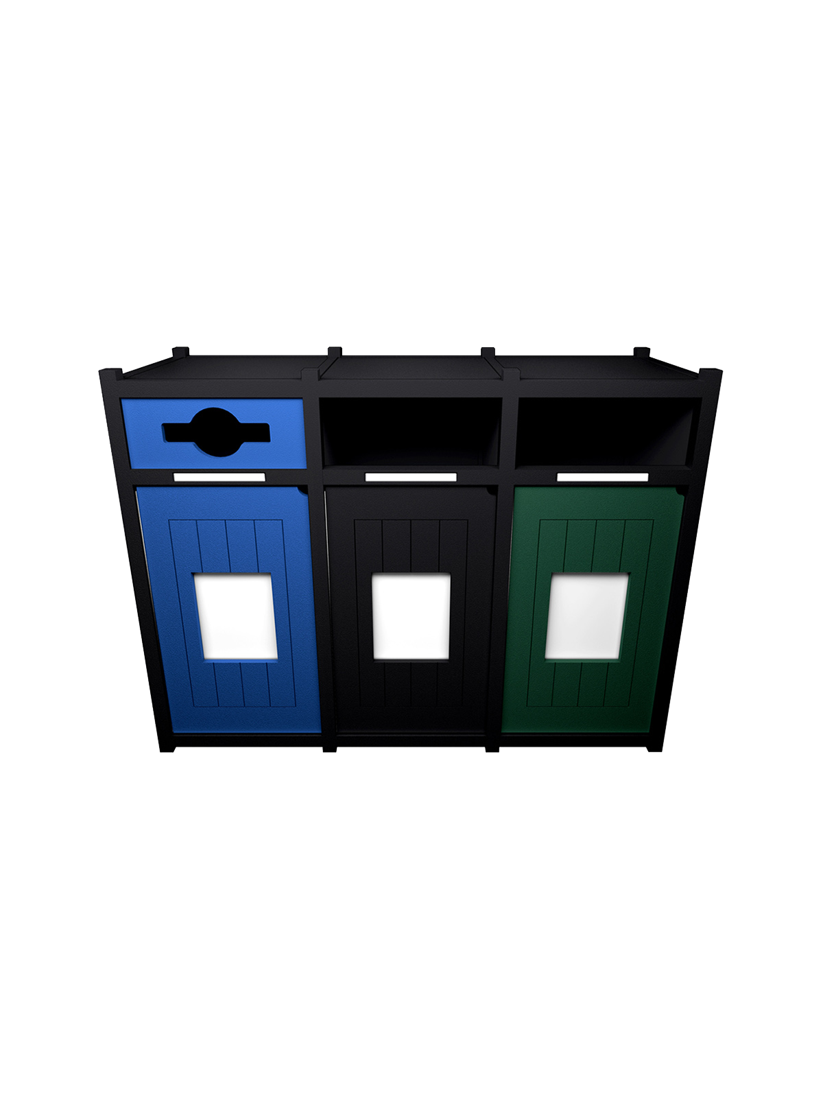 VISION – Triple – Unit – Mixed-Full-Full – Black-Blue-Black-Green