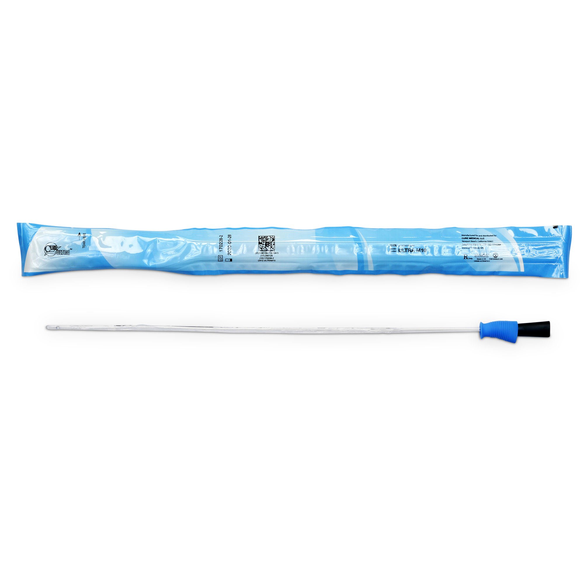 Cure Ultra™ Urethral Catheter, 10 Fr., Male, Straight