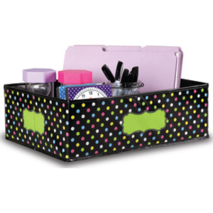 Chalkboard Brights Storage Bin, 16" x 11" x 5"