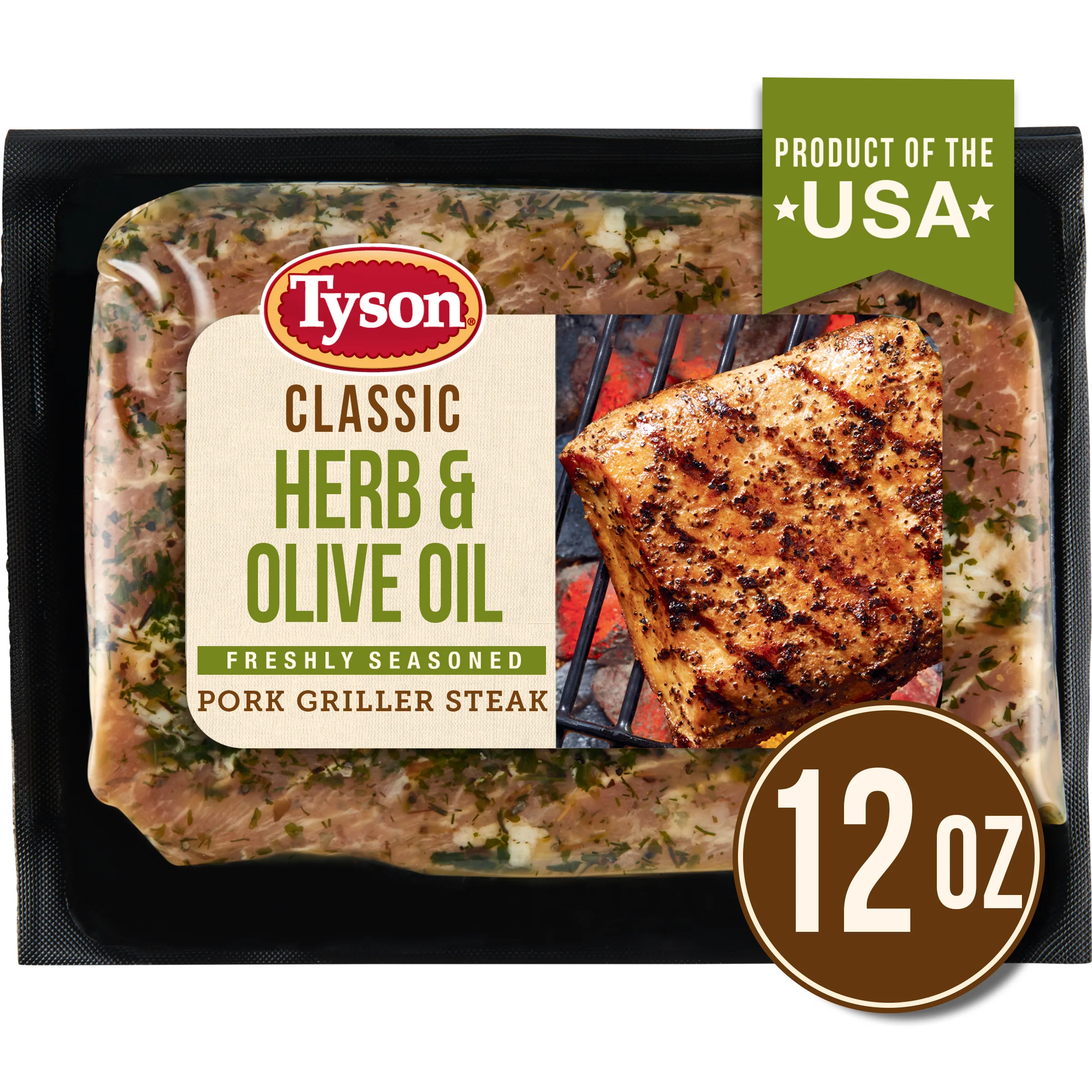 Classic Herb and Olive Oil Pork Griller Steak