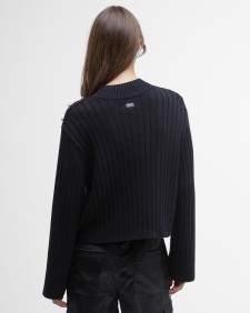 Della Cropped Jumper Classic Black