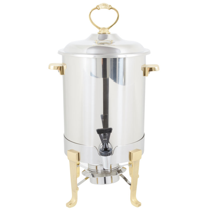 3-gallon. (11.4L) Coffee Urn with Classic Brass Trim