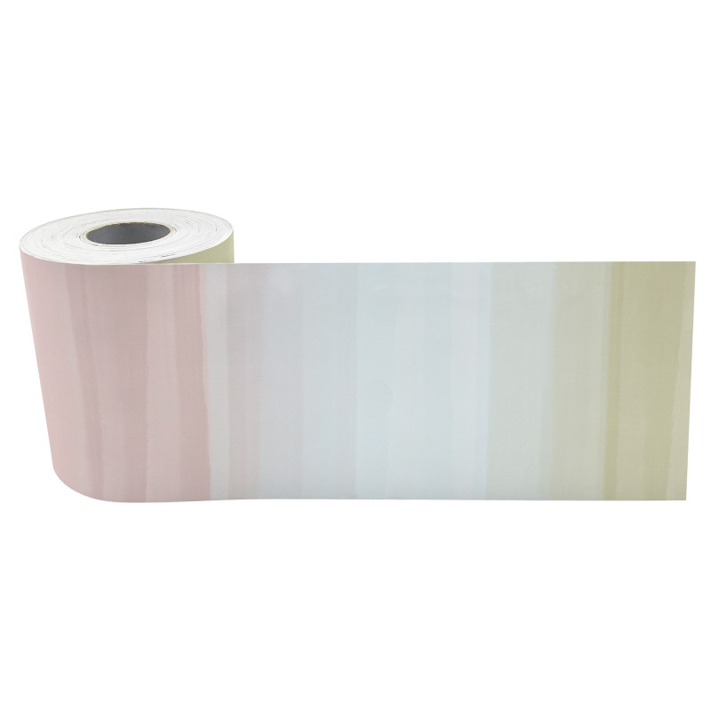 Straight Rolled Border Trim, Cool Tones, 50 Feet