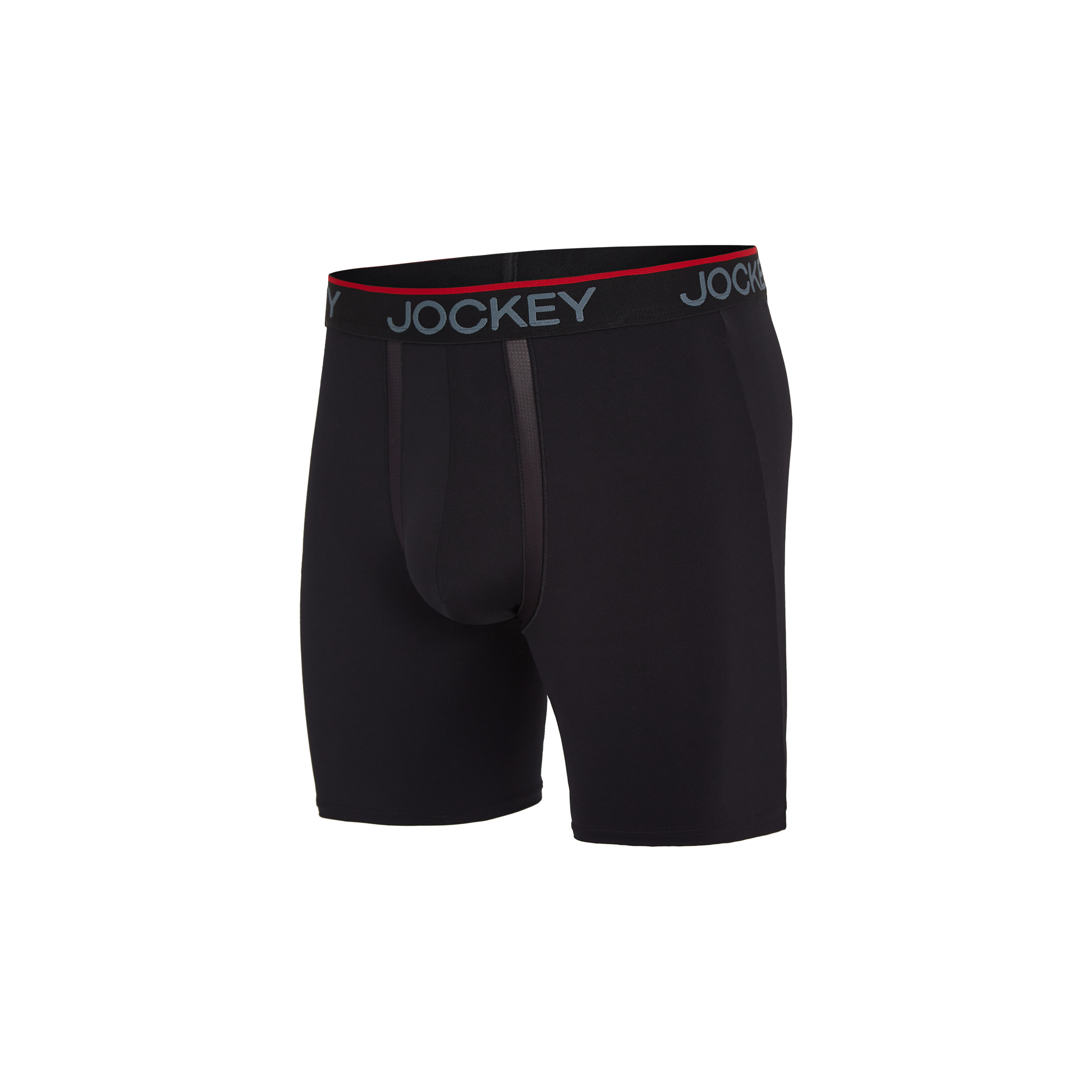 Jockey Men's Chafe Proof Pouch Microfiber 8.5" Long Leg Boxer Brief - 3 Pack - Picture 14 of 35