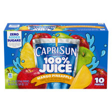 Capri Sun® 100% Juice Paw Patrol Mango Pineapple Juice Blend, 10 ct Box, 6 fl oz Pouches