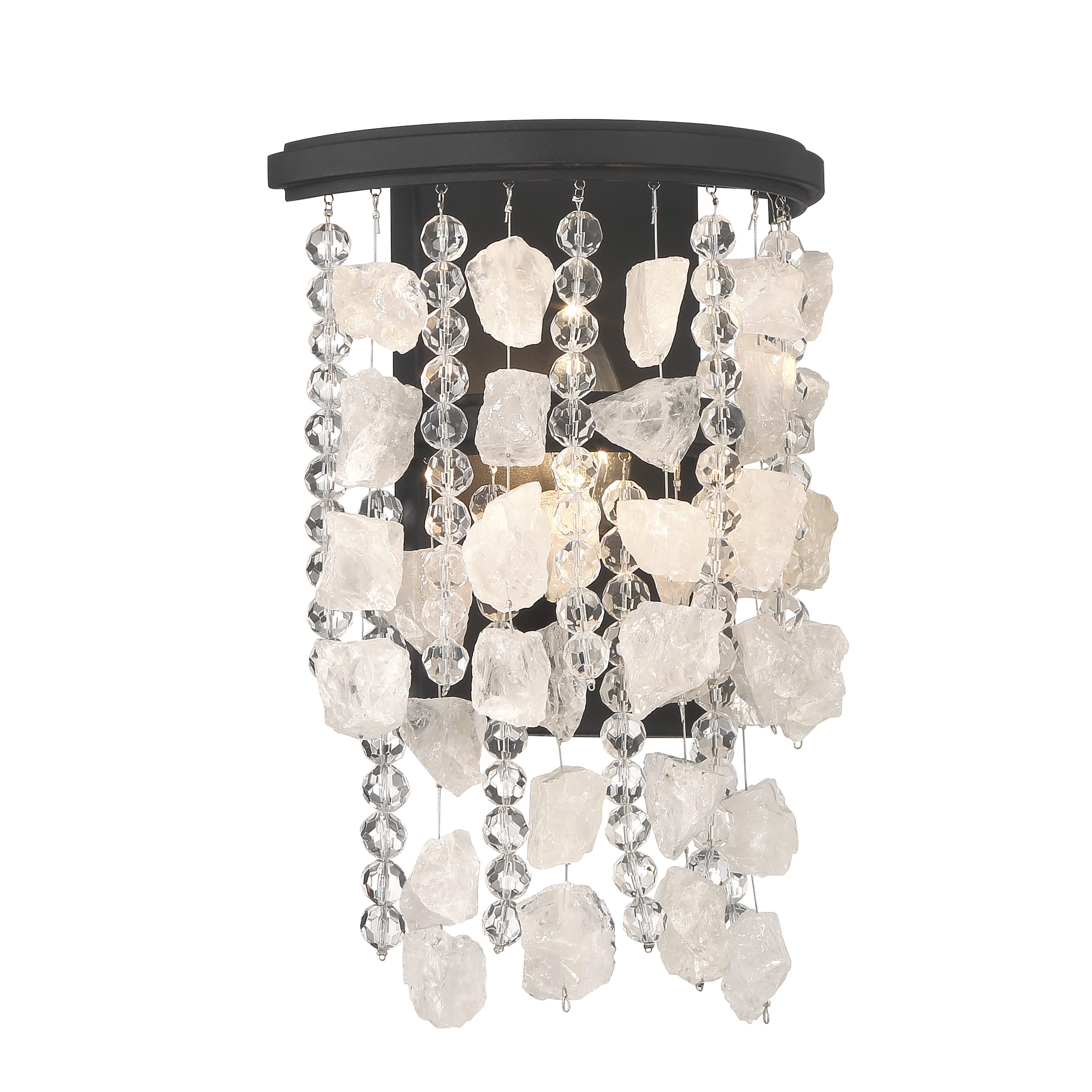 Shimmering Elegance - 1 Light Wall Sconce