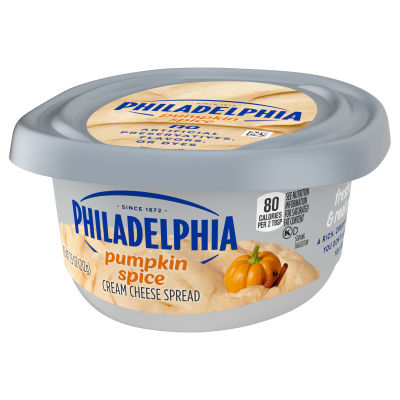 Philadelphia Pumpkin Spice Cream Cheese Spread, 7.5 oz Tub