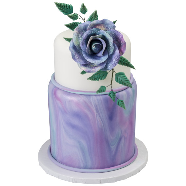 Painted Colors Printed Rose Assortment Gum Paste Flowers