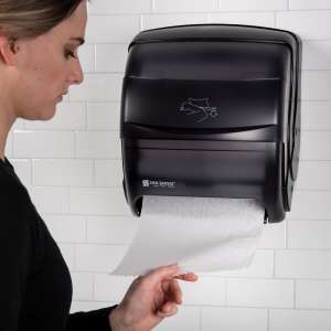 SAJT850TBK, San Jamar, Classic Integra, Mechanical Roll Towel Dispenser, Black