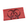 Boardwalk,  LLDPE Liner, 33 gal Capacity, 33 in Wide, 39 in High, 1.3 Mils Thick, Red