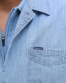 Gipton Denim Short-Sleeved Shirt Chambray